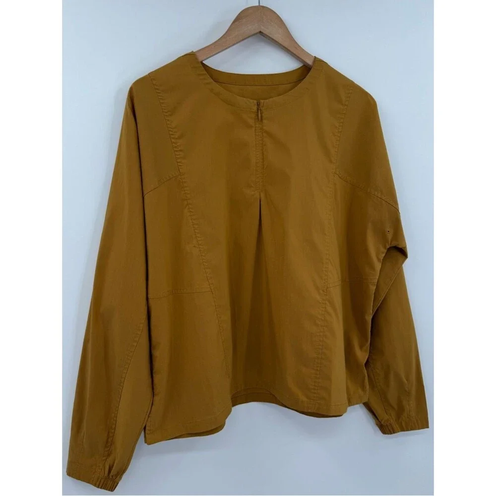 Lululemon Against Convention Long Sleeve Shirt | Spiced Bronze | Size 6